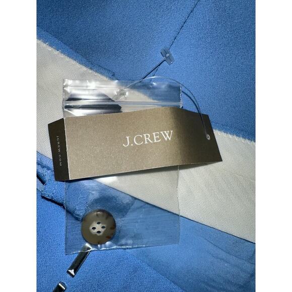 J Crew Essential Pant NWT Relaxed Leg Mist Blue Office Career Casual Preppy 14 - Picture 4 of 12